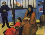 Paul Gauguin The Studio of Schuffenecker(The Schuffenecker Family) oil